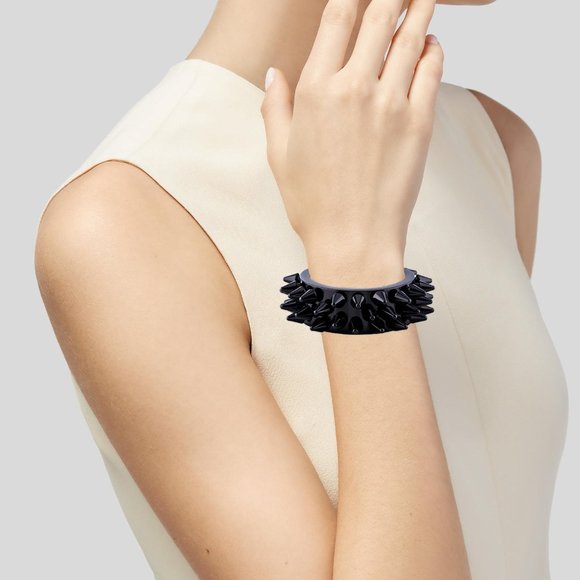 Burberry Thistle Spiked Bangle - Picture 2 of 4